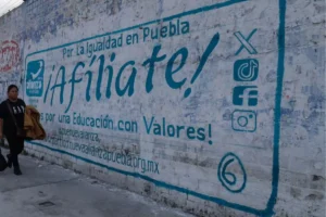 En Puebla multarán por pintar bardas con propaganda política anticipada