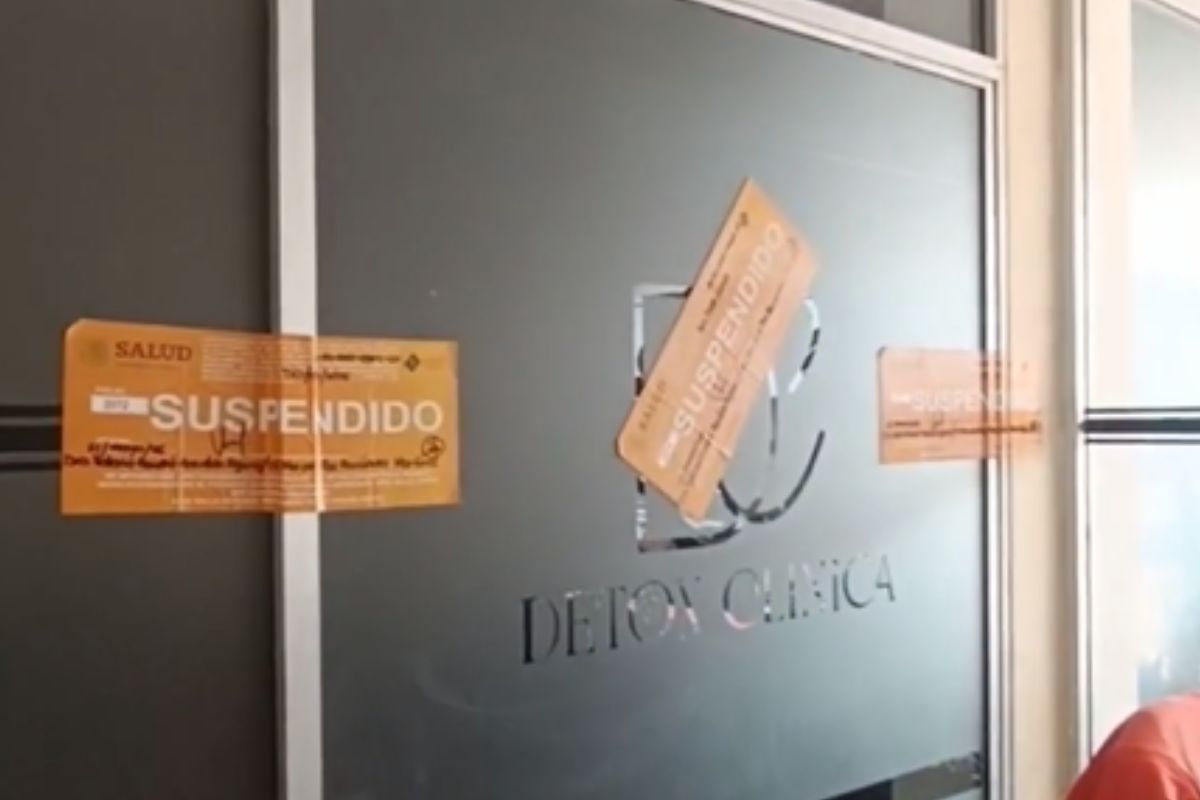 sucursal de Detox Clínica de Puebla en Anzures es clausurada