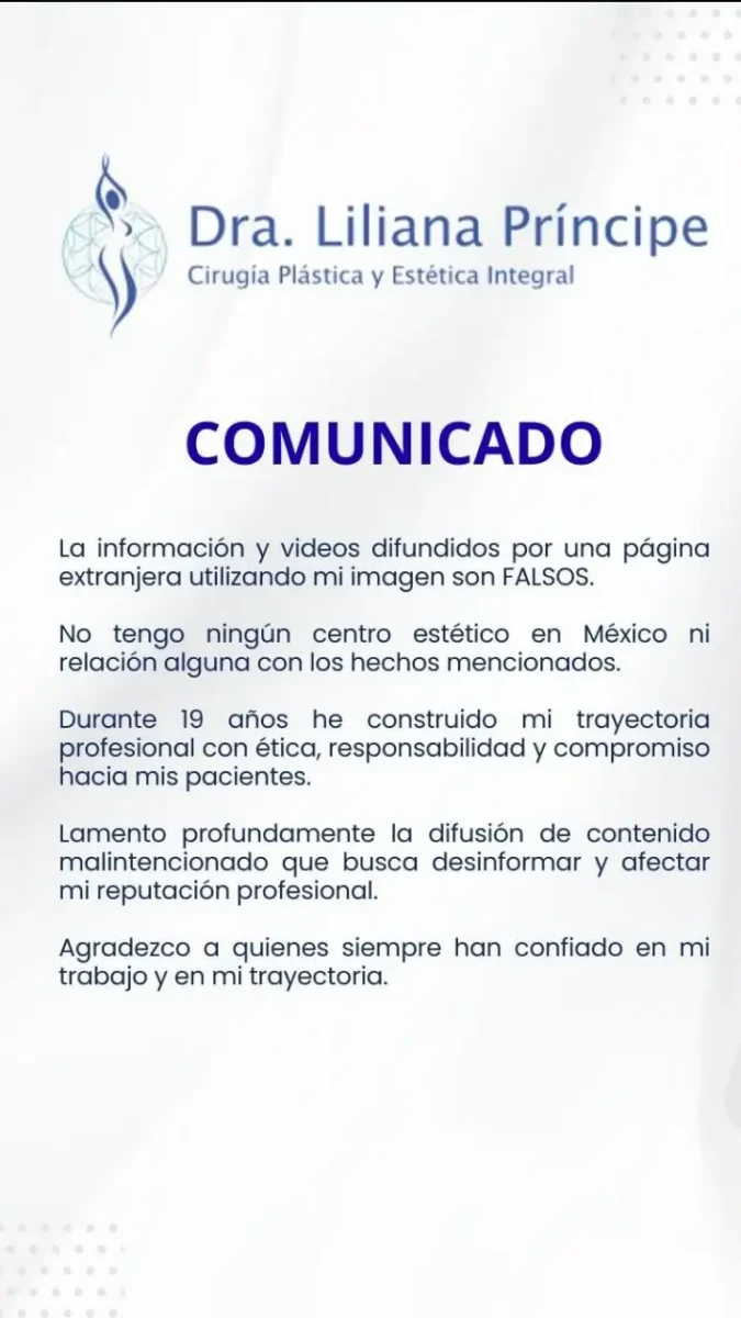 Detox Clínica de Puebla robaba videos de doctora en Perú