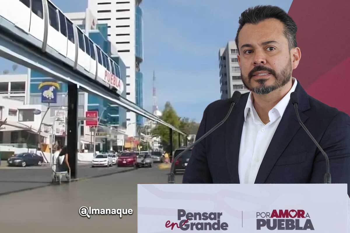 ¿Tren ligero en Puebla? García Parra adelanta mega proyecto de movilidad