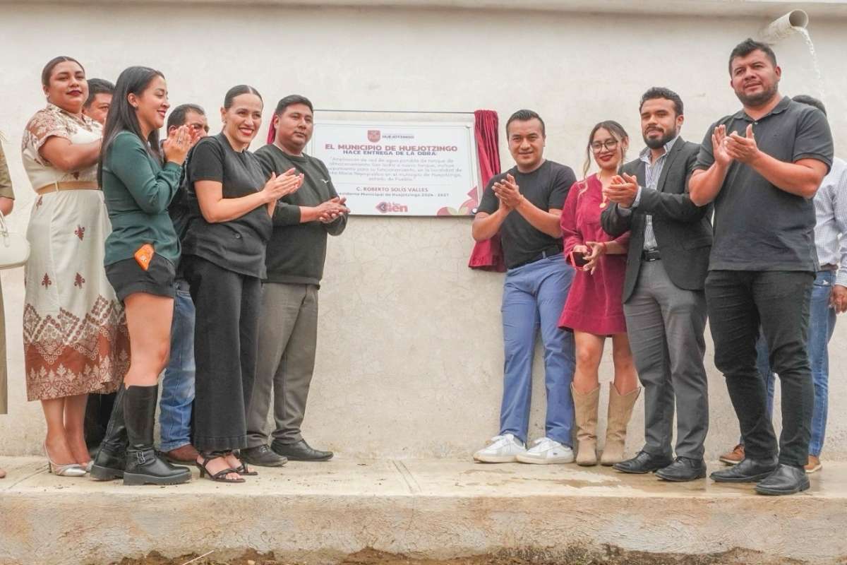 Roberto Solís entrega ampliación histórica de la red de agua potable en Nepopualco; 4 mil personas serán beneficiadas