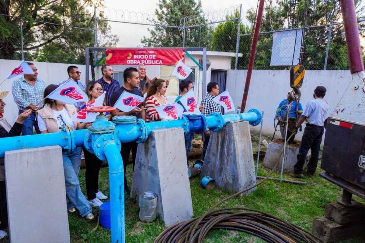 Roberto Solís cumple su palabra- inicia la rehabilitación del pozo profundo número 2 en Paseo de los Sauces