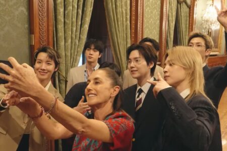 Lanzan video de la visita de BTS a Palacio Nacional