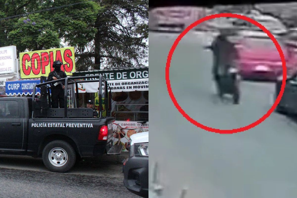 VIDEO: Captan a sujetos escapando en una motocicleta tras ejecutar a Víctor Mirón, líder ambulante en Puebla 4 Sujetos escapan en una motocicleta tras ejecución de Víctor Mirón