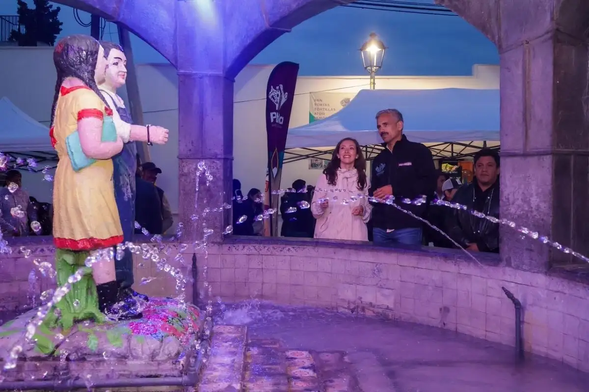 Inaugura gobierno de Pepe Chedraui mantenimiento integral a la Fuente de los Muñecos