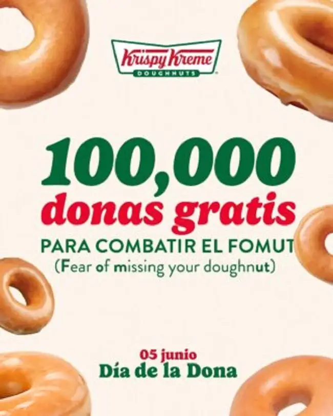 Esta fecha Krispy Kreme regalará 100 mil donas por el Día de la Dona 2026 2 Día de la Dona 2026: Krispy Kreme regalara donas en esta fecha