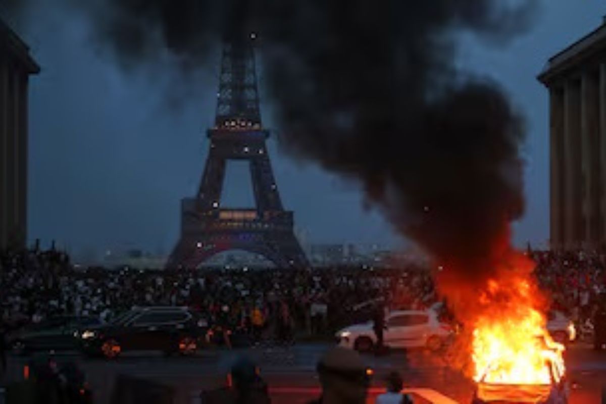 Celebración del PSG en París termina con disturbios que dejaron un muerto y 200 heridos