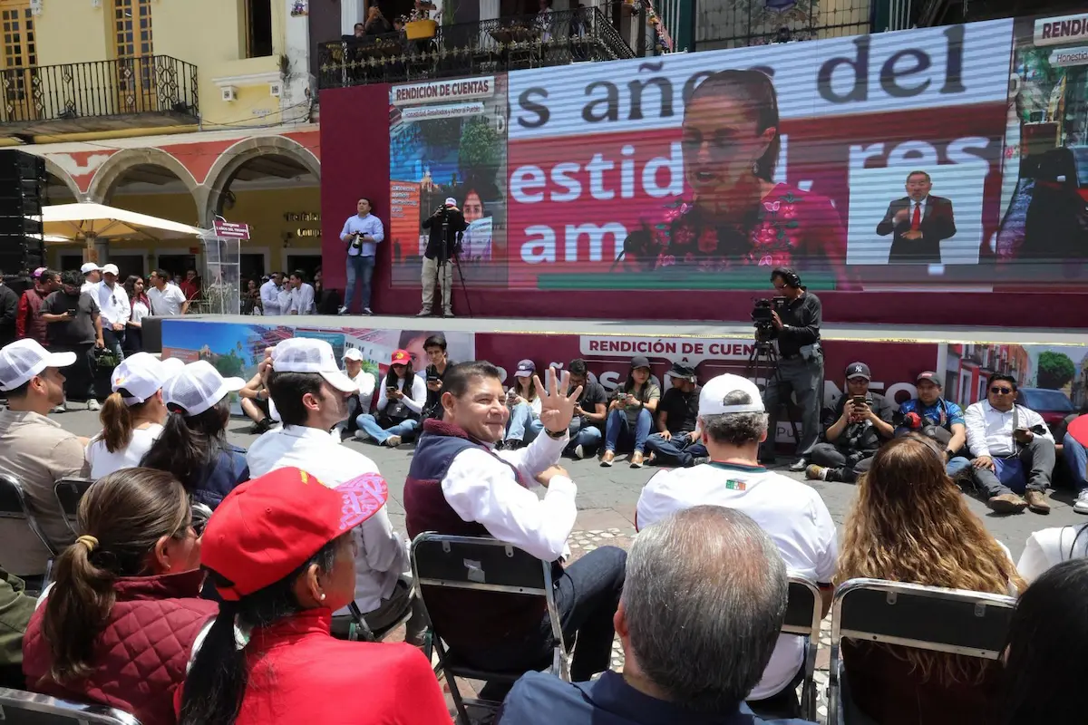 Puebla respalda con firmeza a la presidenta Claudia Sheinbaum dos años del triunfo 