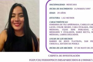Paola Yizel desapareció tras viajar a Oaxaca