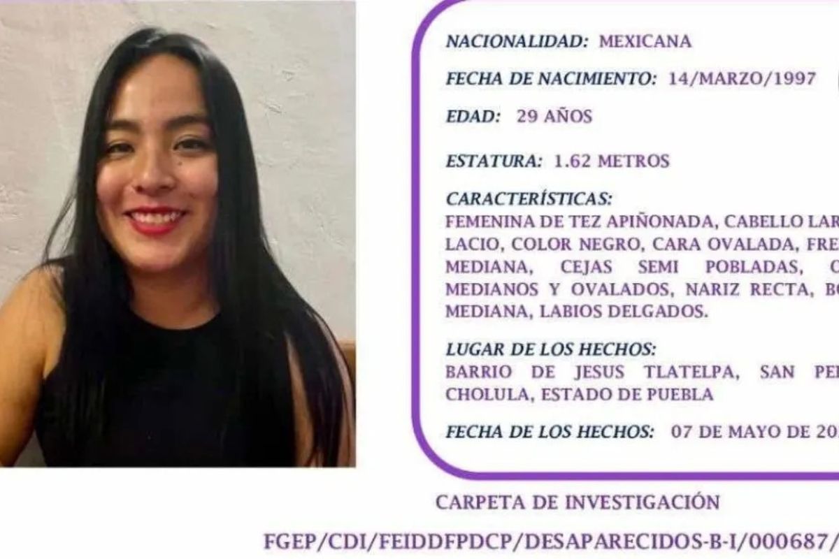 Paola Yizel desapareció tras viajar a Oaxaca