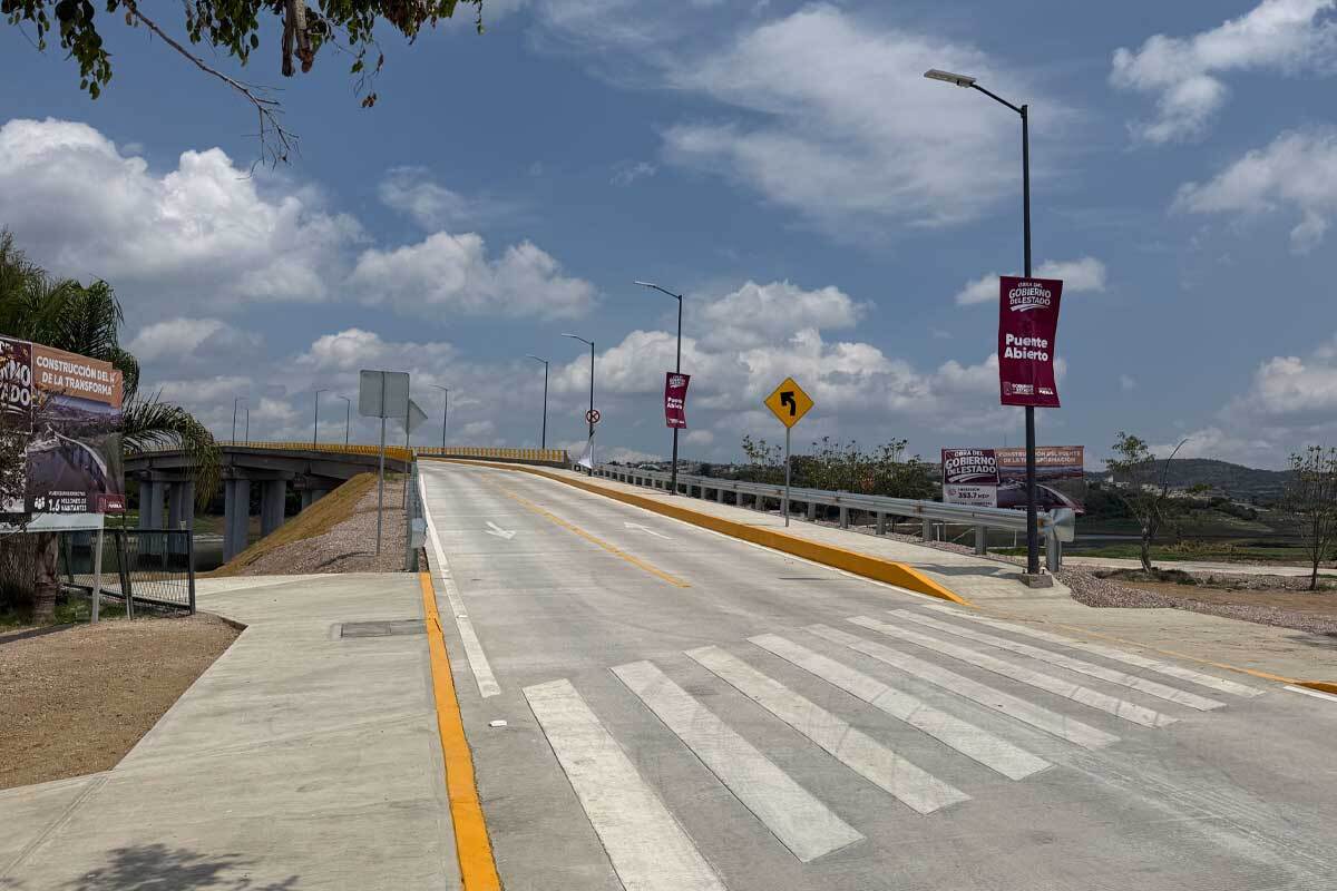 Puente de la Transformación conecta en 45 segundos a San Baltazar Tetela y Los Ángeles Tetela