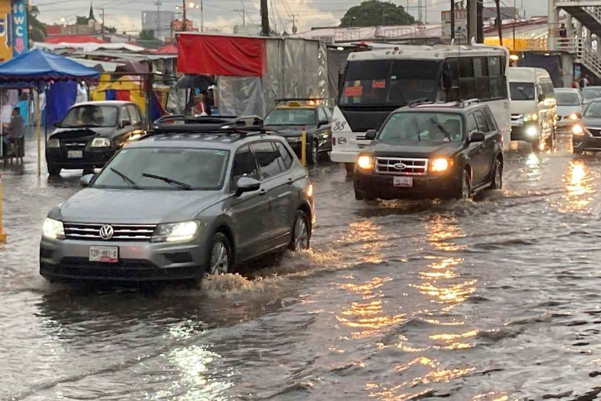 inundación en el bulevar carmelitas 3