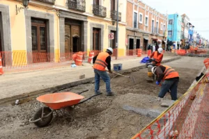 inicia la rehabilitación de calles en Puebla