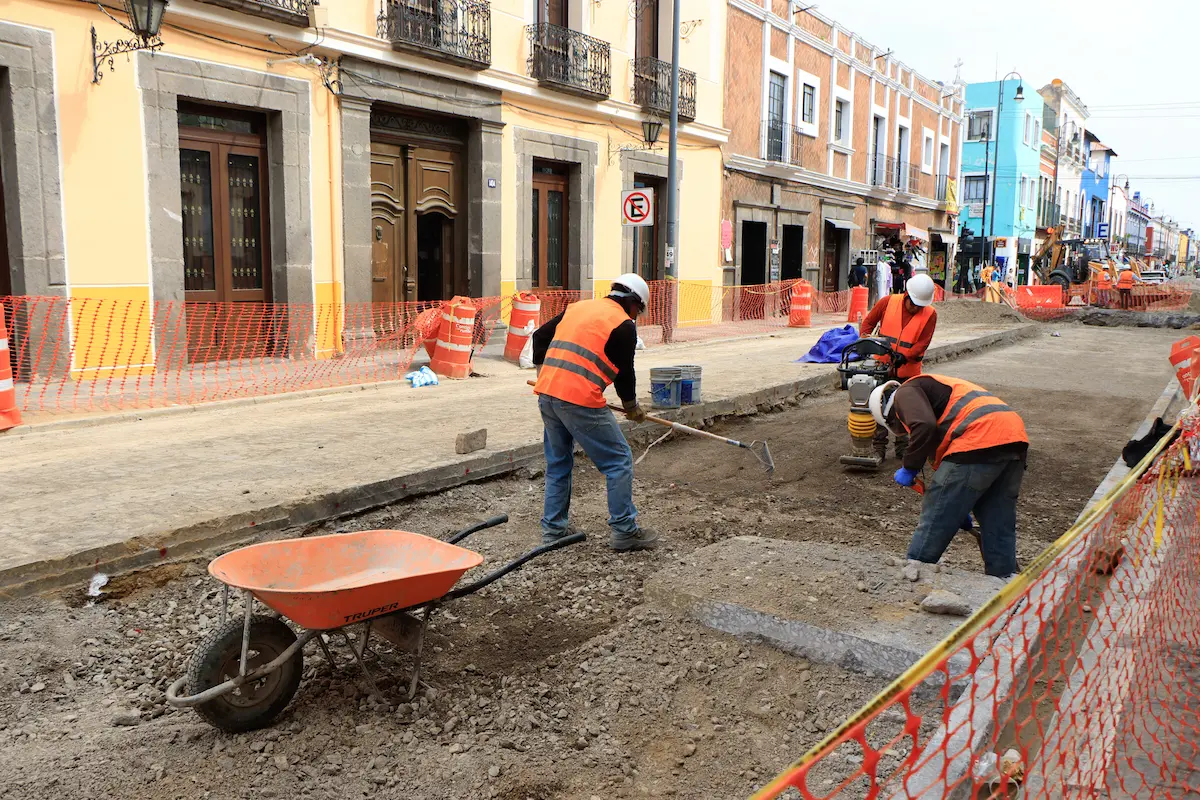 inicia la rehabilitación de calles en Puebla