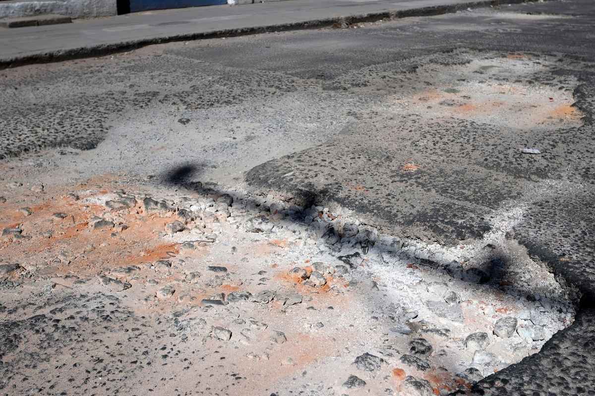 los baches en Puebla 2