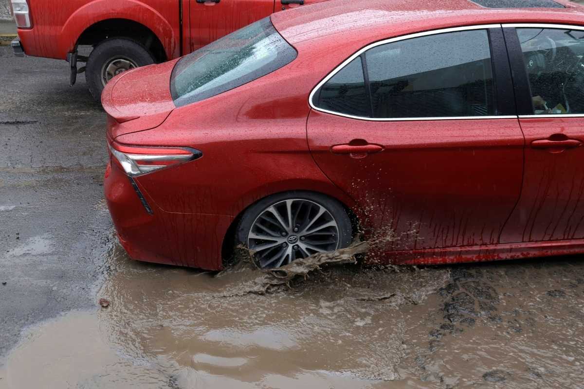 los baches en Puebla 2
