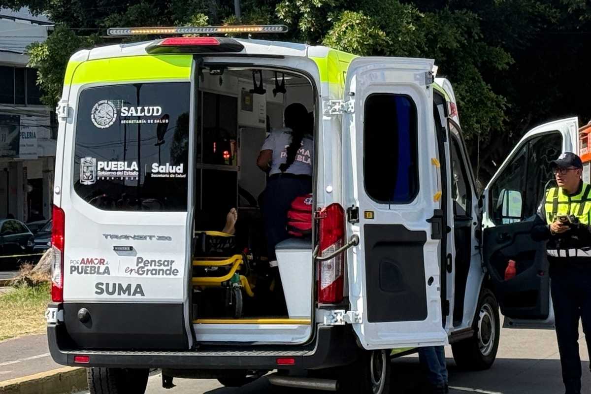 vuelca ambulancia en la federal a Atlixco 6