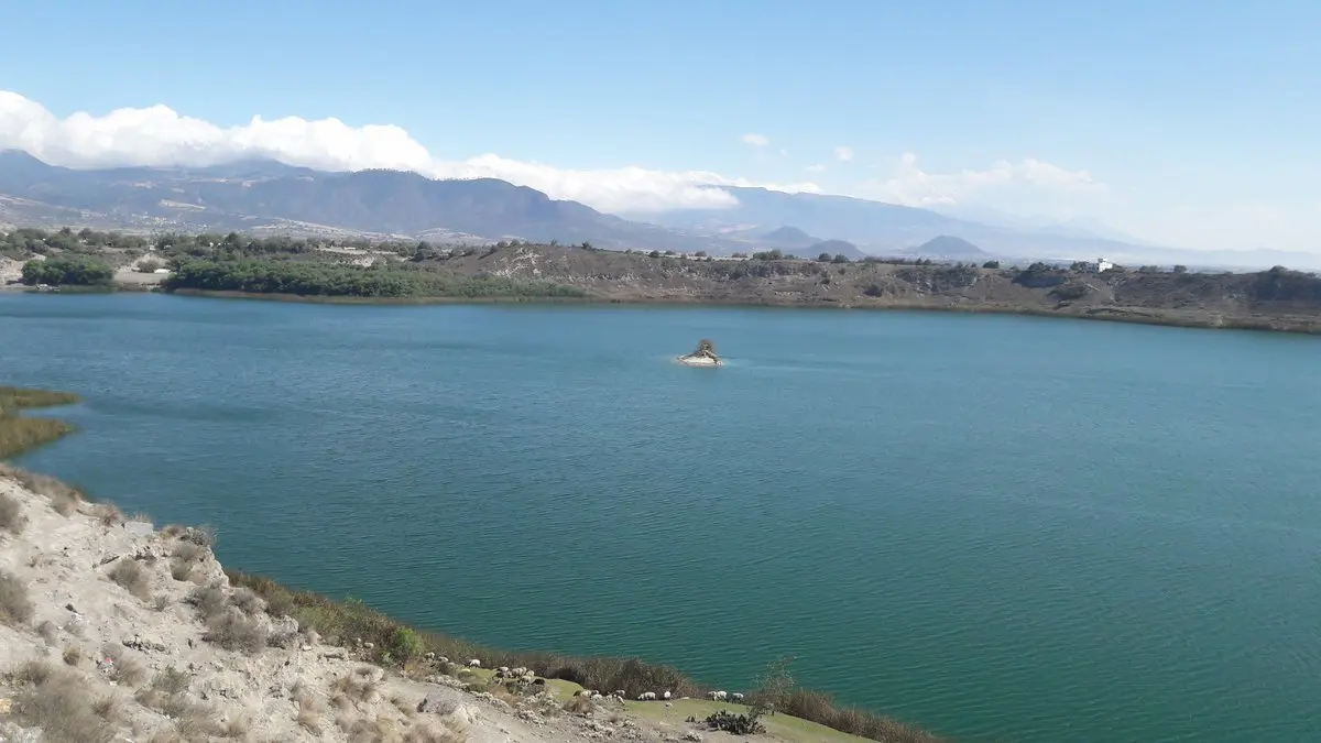 Cuerpo en la laguna de Quechulac
