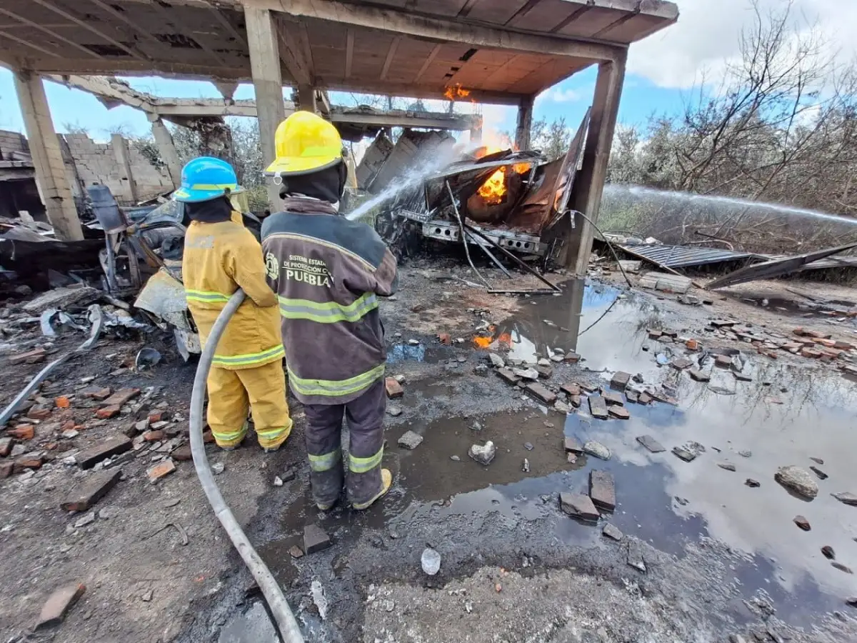Global Gas deslinda sus pipas de la explosión en Tepeaca