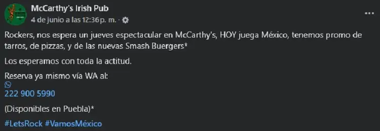 Las mejores promociones para ver el Mundial en Puebla 