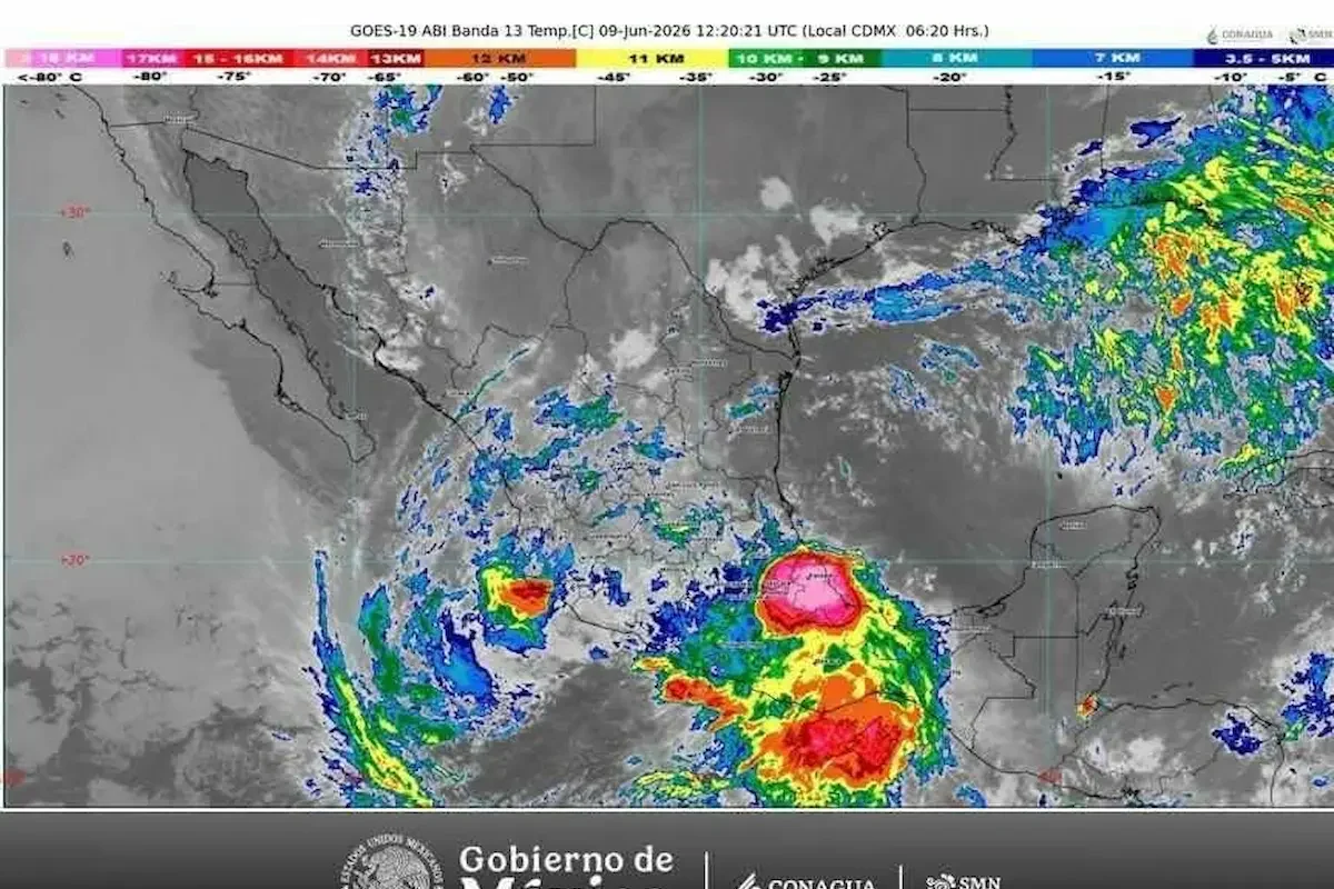 Boris se degrada a depresión tropical y provoca lluvias fuertes en Puebla