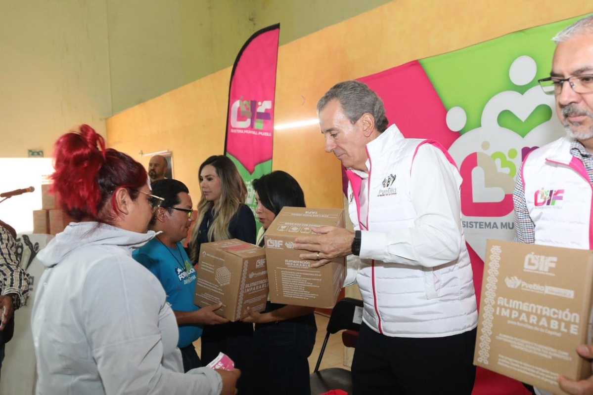 Programa Alimentación Imparable Puebla beneficia a grupos prioritarios con Pepe Chedraui 7 Pepe Chedraui San Felipe Hueyotlipan 3