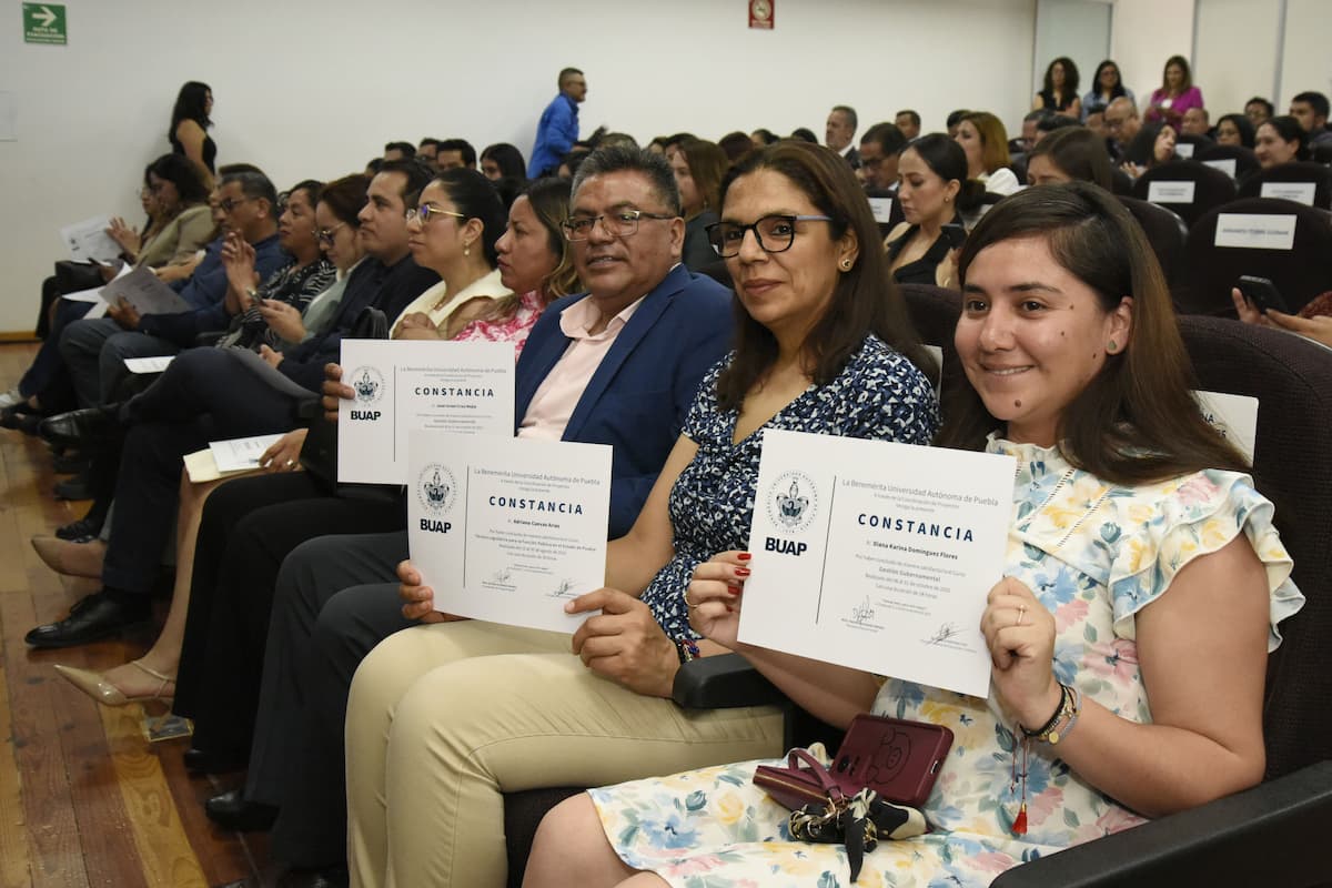 constancias de capacitación BUAP