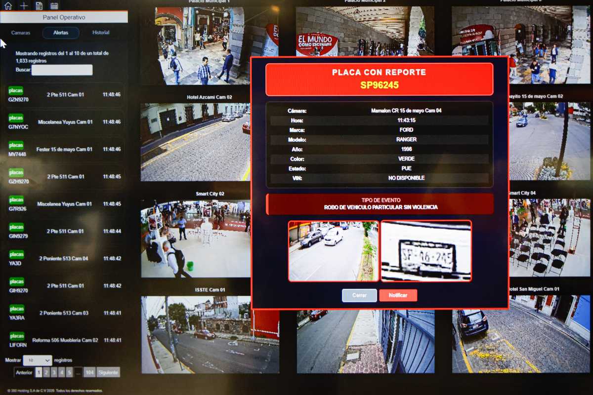cámaras de seguridad en Puebla