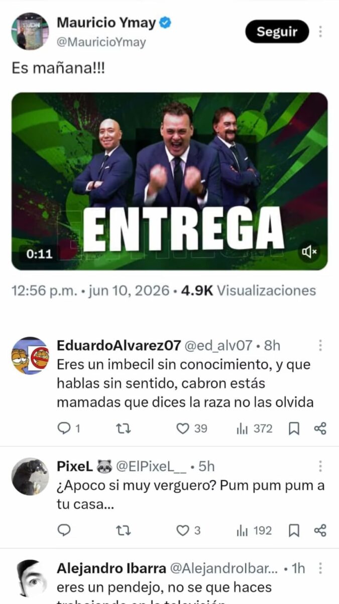 Mauricio Ymay sugiere el uso de balas de goma contra la CNTE y madres buscadoras