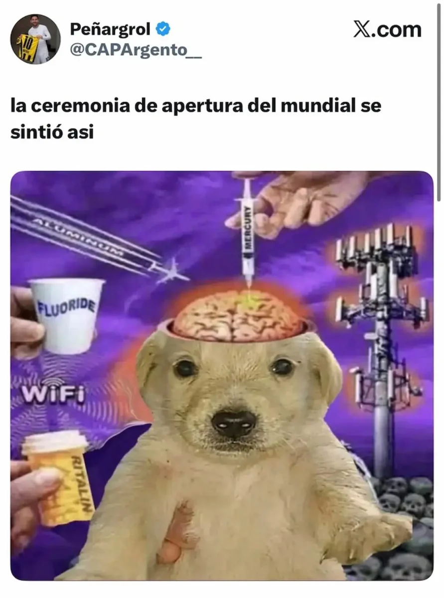 los memes de la inauguración del Mundial 2026
