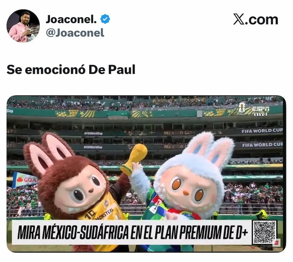 los memes de la inauguración del Mundial 2026
