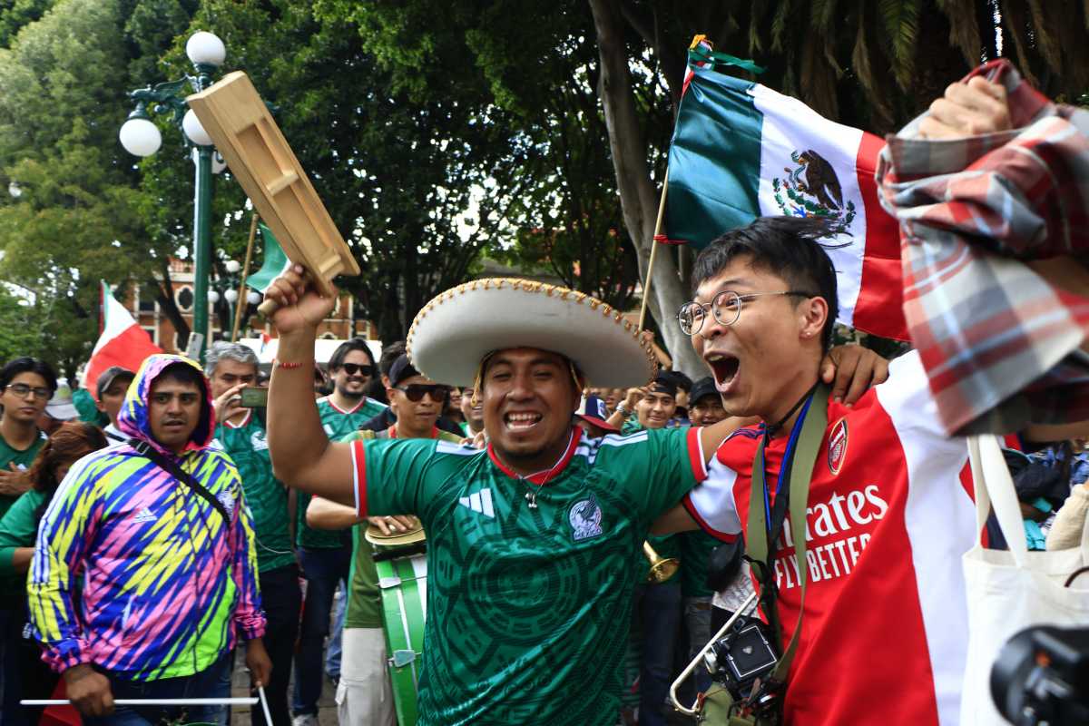 Transmisión del Mundial 2026 en el zócalo de Puebla zócalo | Foto: Agencia Enfoque
