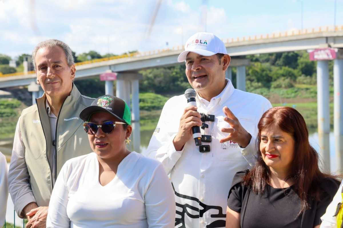 Puente de la Transformación en San Baltazar Tetela, Puebla | Foto: Gobierno del Estado
