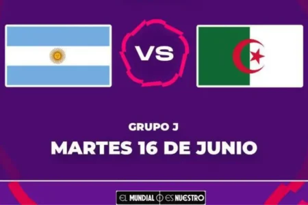 ¿Dónde ver Argentina vs Argelia este martes 16 de junio?