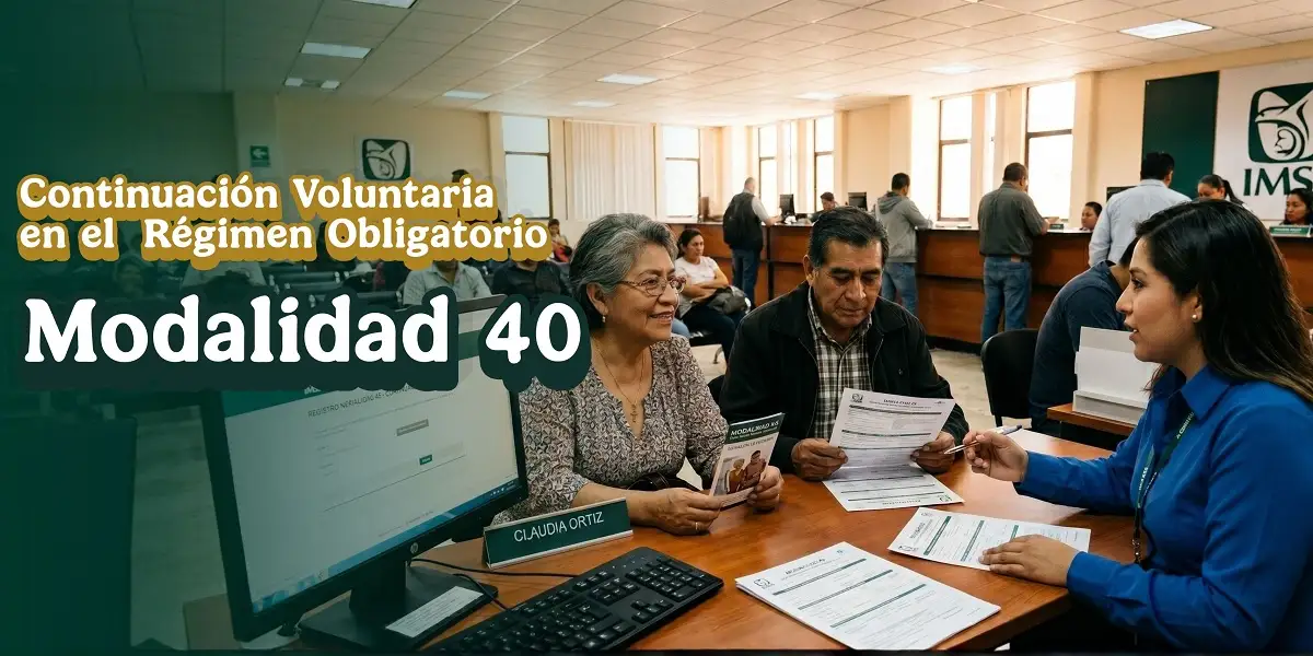 Modalidad 40 del IMSS permite seguir cotizando sin trabajar