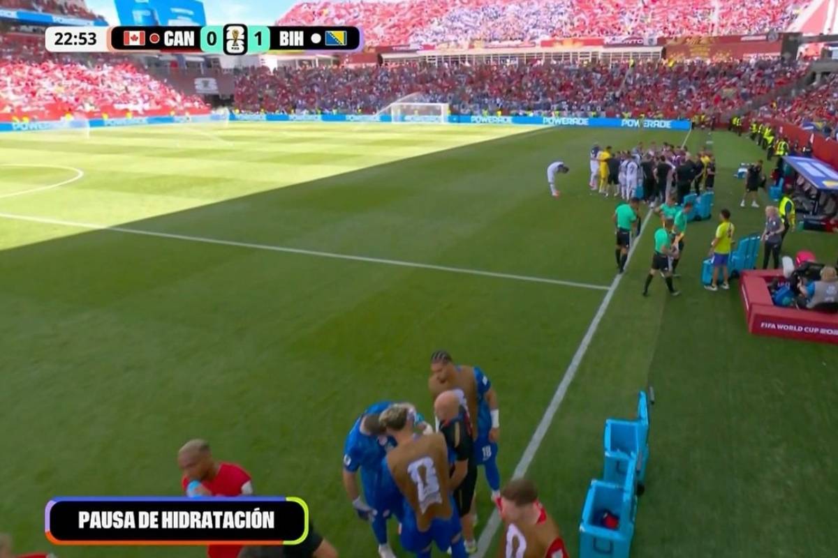 pausa de hidratación del mundial 2026