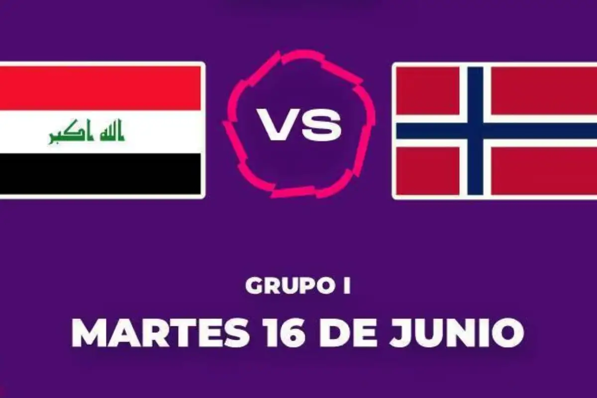 ¿Dónde ver Irak vs Noruega en vivo este martes 16 de junio?