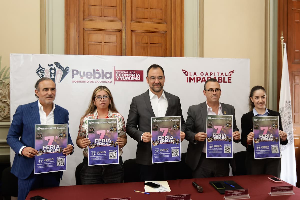Feria del empleo en Puebla junio 2026