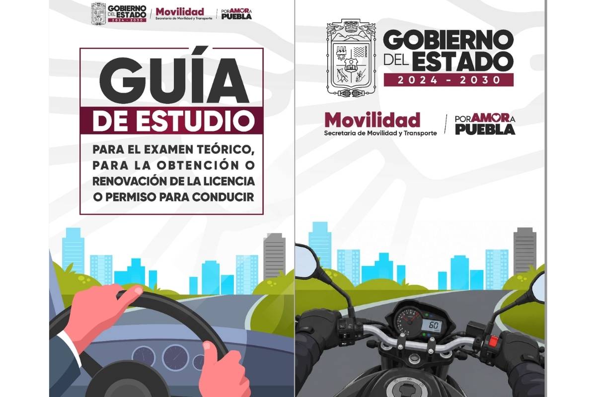 guía para sacar la licencia en Puebla