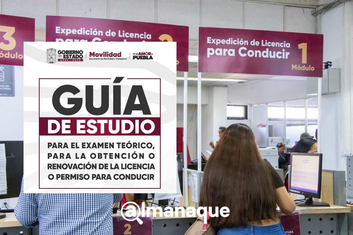 guía para sacar la licencia en Puebla