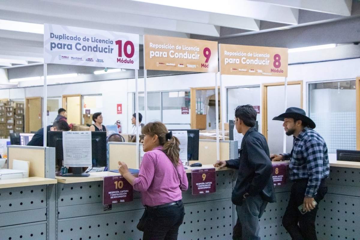 guía para sacar la licencia en Puebla