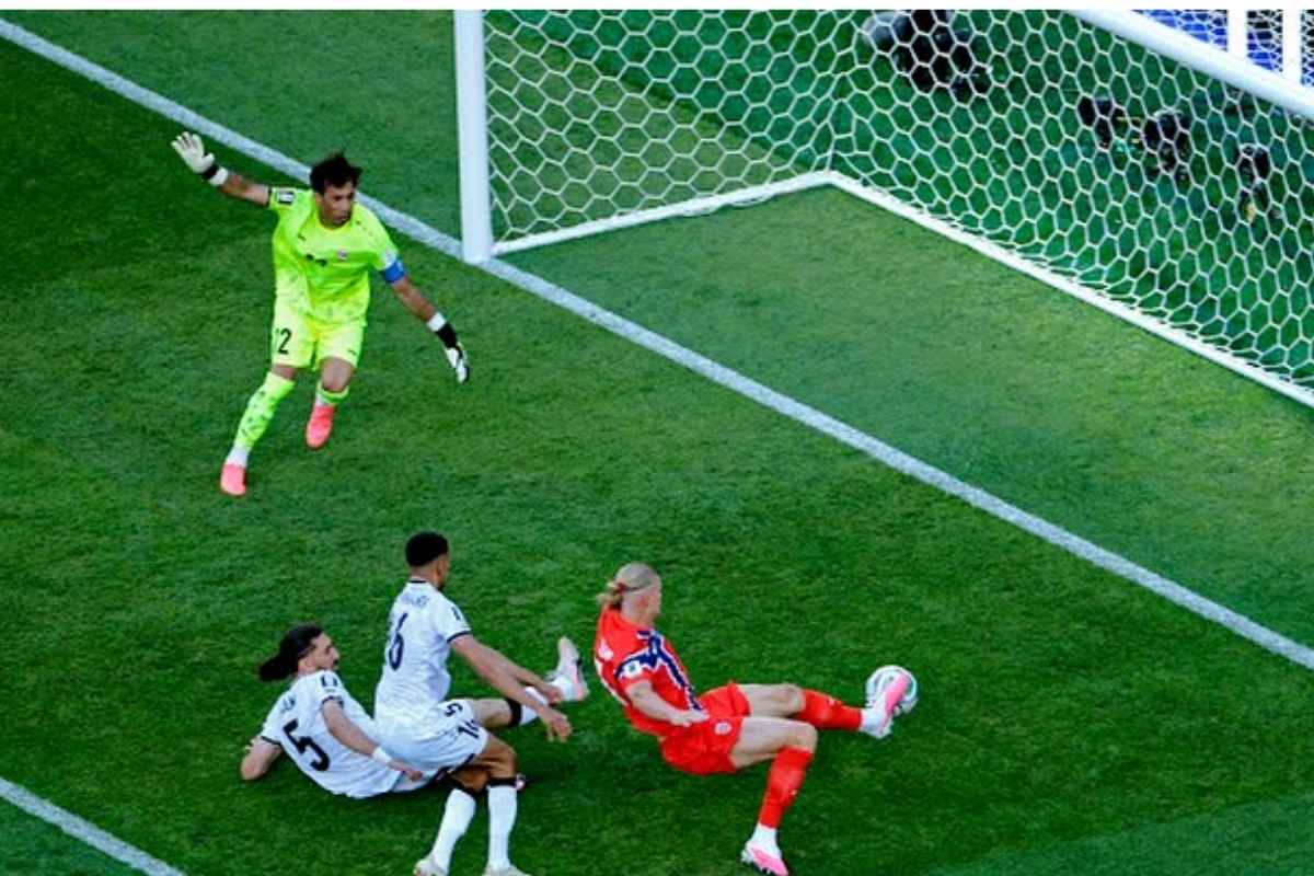 Erling Haaland anota su primer gol en el histórico regreso de Noruega a los Mundiales 3 Erling Haaland anotó su primer gol en Mundiales | Foto: Cortesía