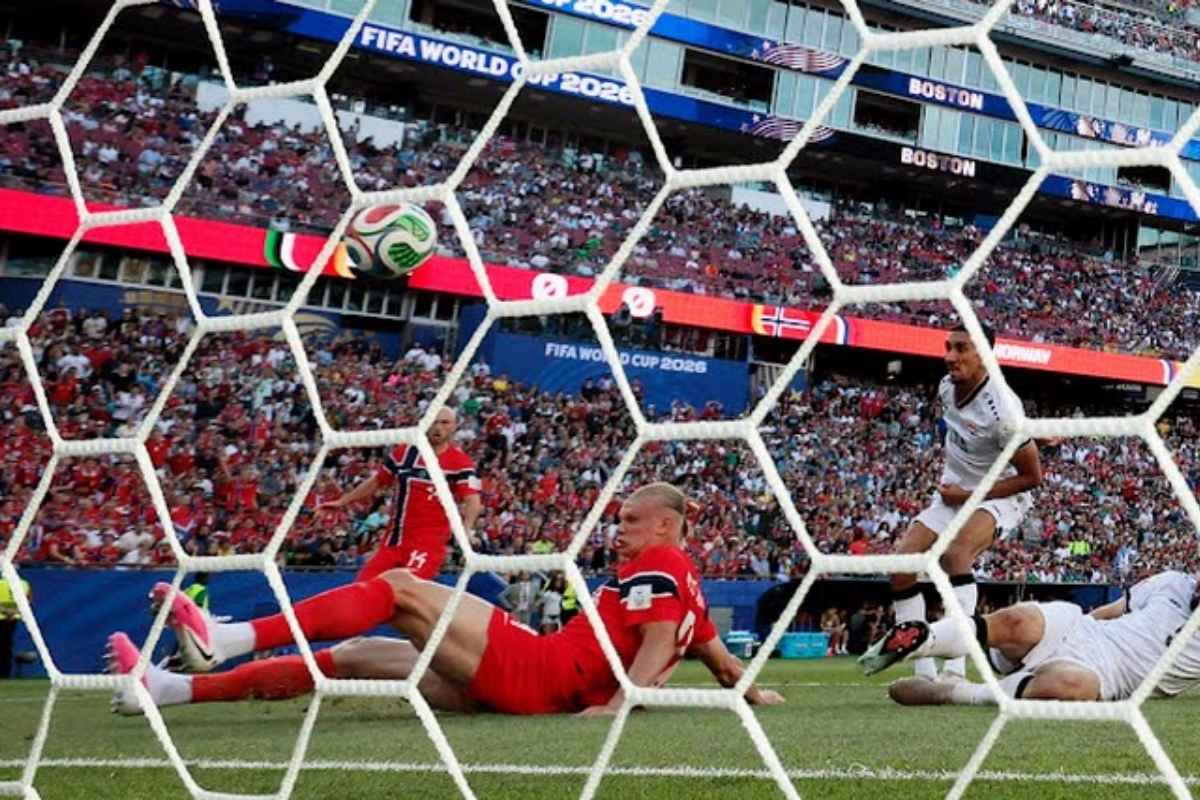 Erling Haaland anota su primer gol en el histórico regreso de Noruega a los Mundiales 2 Erling Haaland durante el partido de Noruega vs Irak | Foto: Cortesía