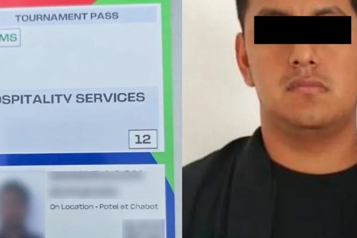 Detienen a empleado que rentaba su acreditación para el Mundial