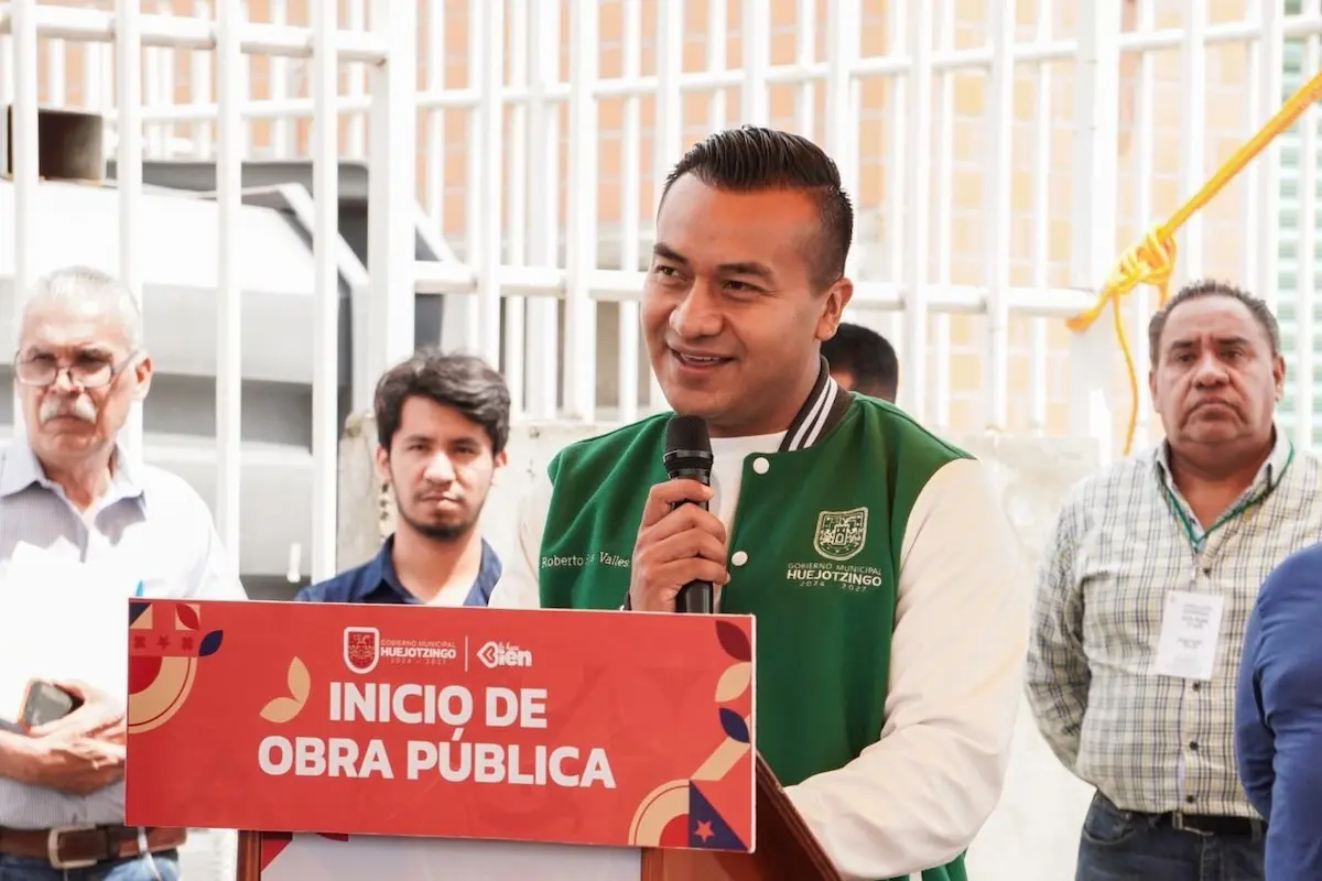 Arranca ampliación de drenaje en prolongación Tomalintla; Roberto Solís va por obras en Huejotzingo
