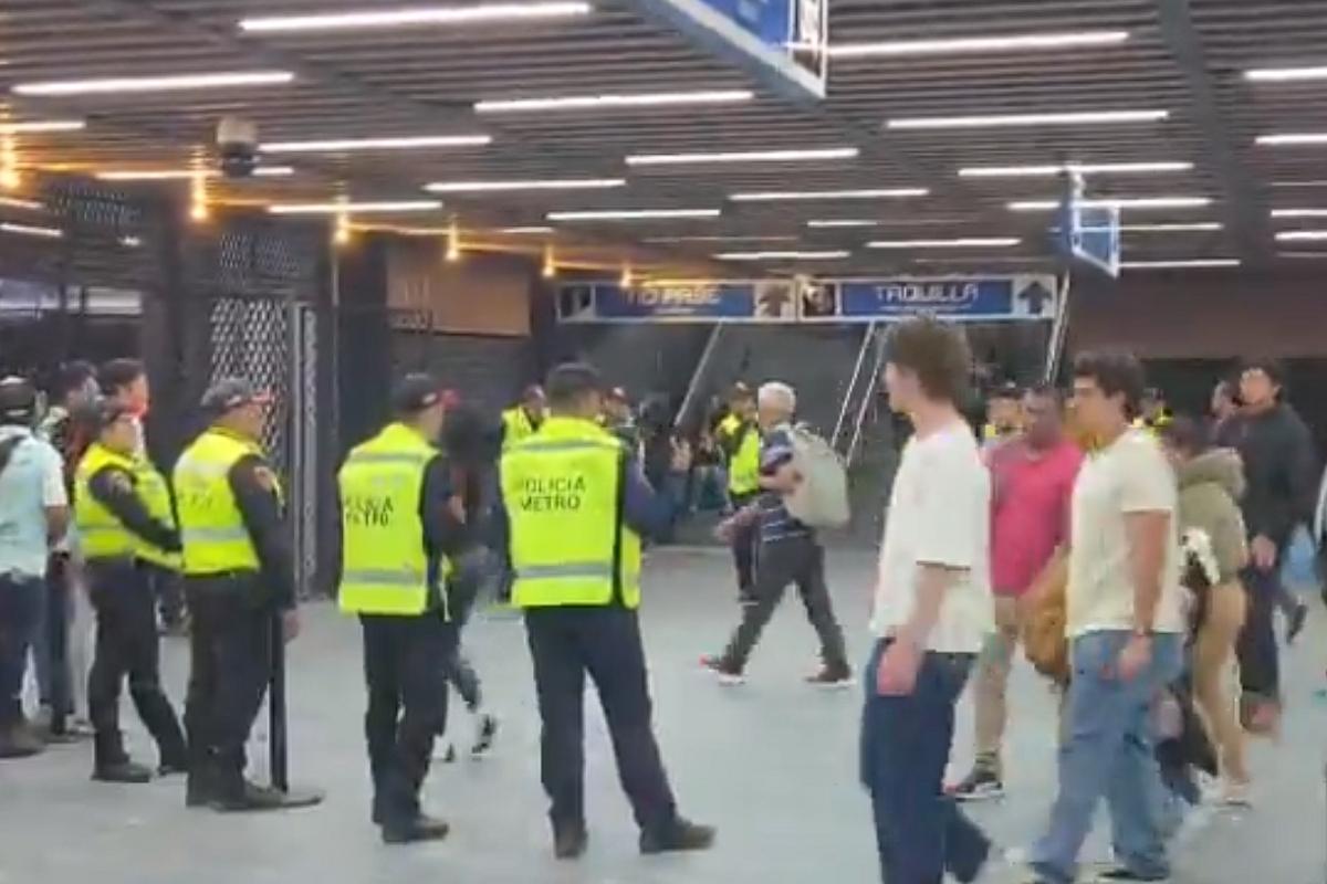 Restringen acceso al Tren Ligero en Tasqueña por partido del Mundial 2026; reportan aglomeraciones 2 Acceso al Tren Ligero (2)