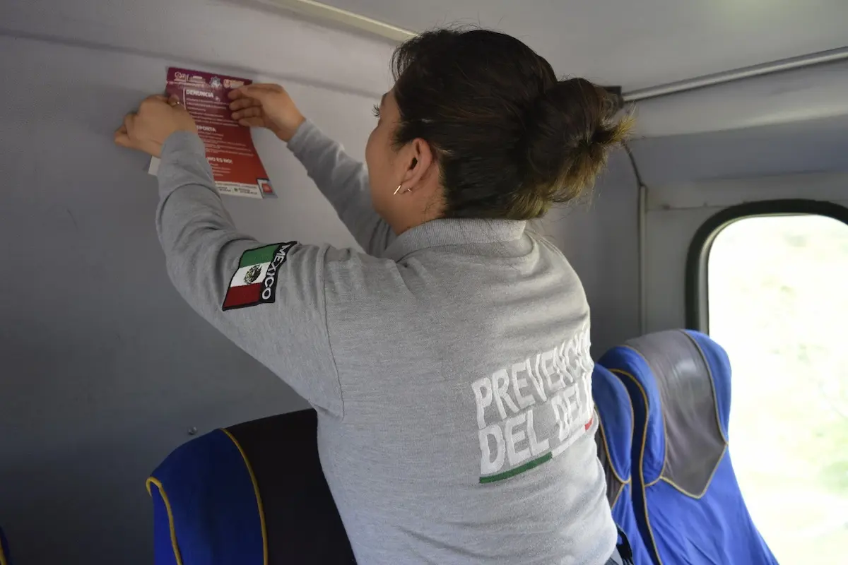 Impulsa Tonantzin Fernández acciones para prevenir el acoso en el transporte público