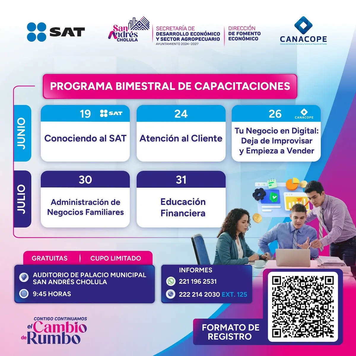 Capacitará Gobierno de San Andrés Cholula a emprendedores y empresas locales para el crecimiento de sus negocios 3 Capacitará Gobierno de San Andrés Cholula a emprendedores y empresas locales para el crecimiento de sus negocios