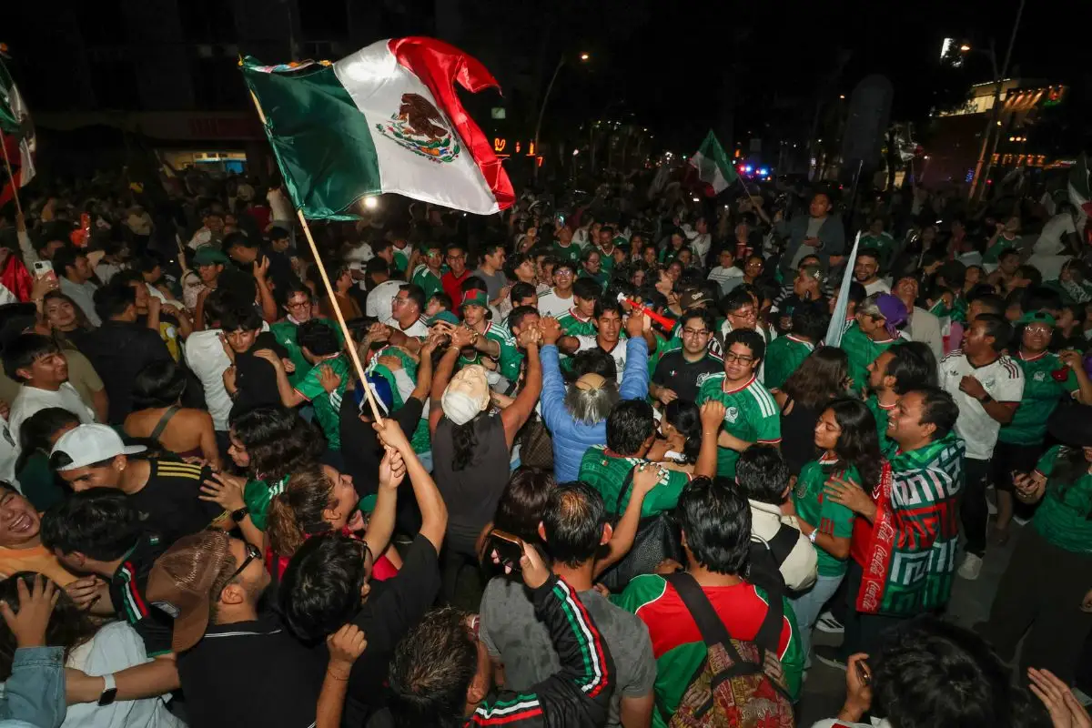Así celebran en Puebla el triunfo de México vs Corea del Sur