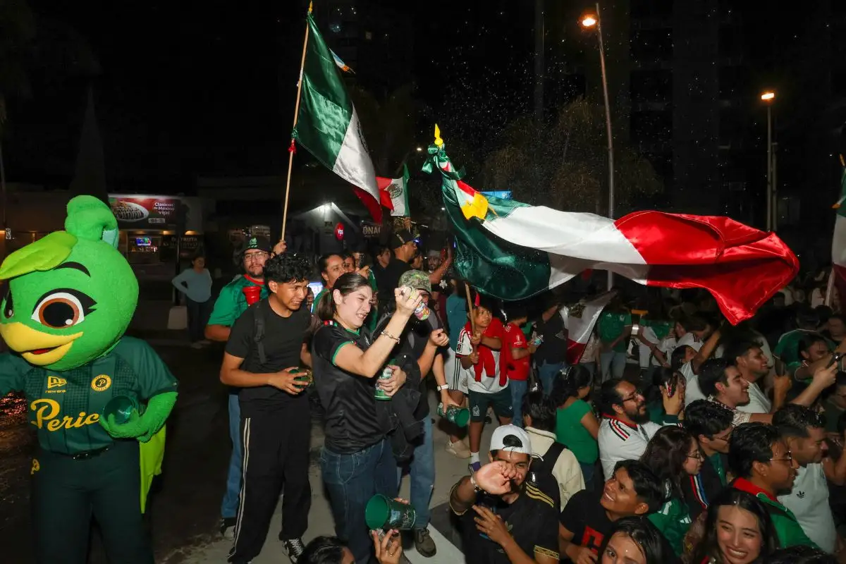 Así celebran en Puebla el triunfo de México vs Corea del Sur